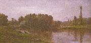 Charles-Francois Daubigny Die Ufer der Oise Germany oil painting artist